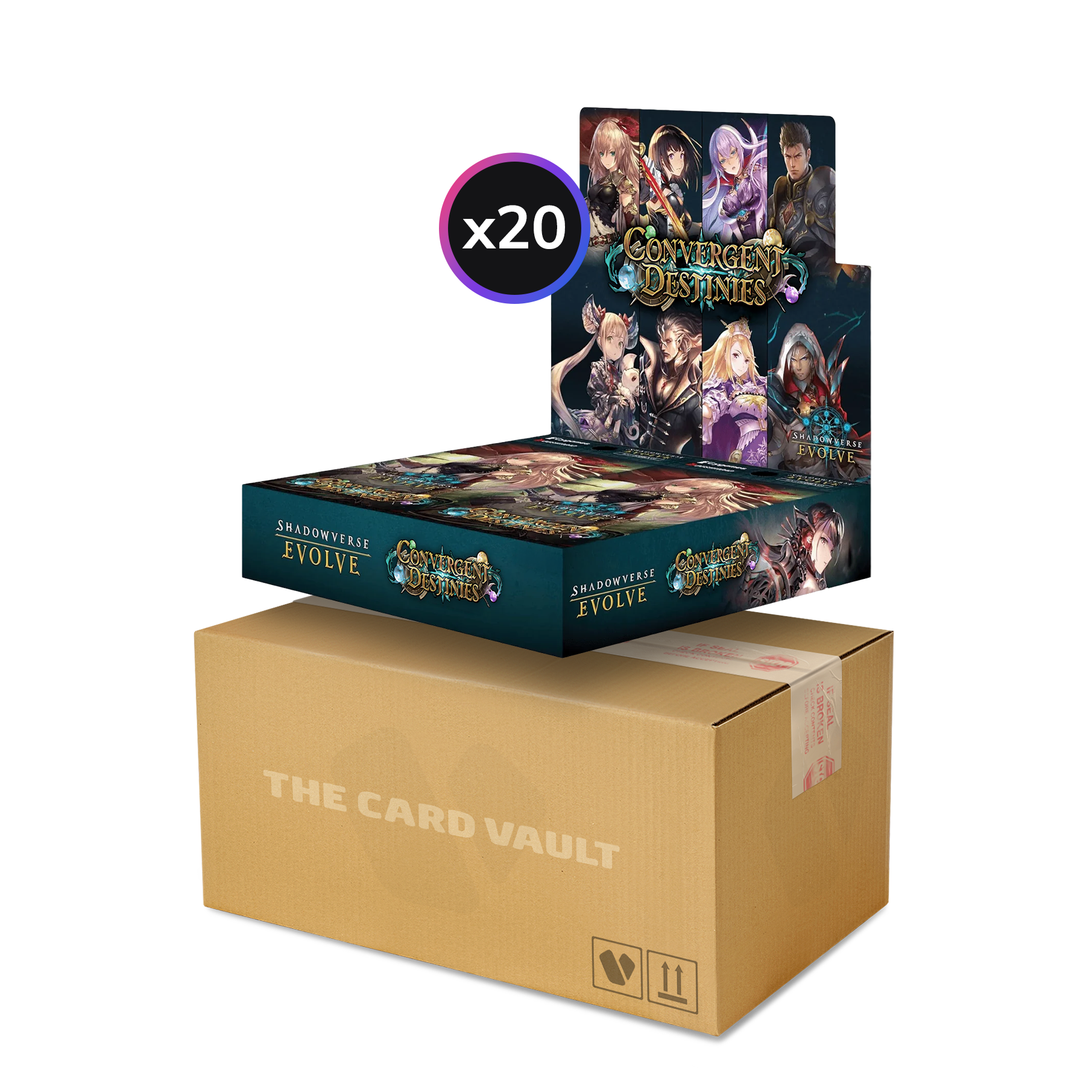 Shadowverse: Evolve - Set 17 - Convergent Destinies - Display Case (20x Booster Boxes)
