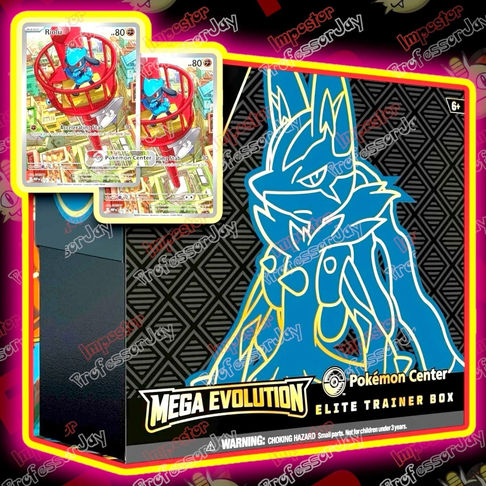4X | POKEMON CENTER ETB🔥ME1🔥MEGA EVOLUTION 🟦🟩SEALED ELITE TRAINER BOX CASE📦 - Image 2