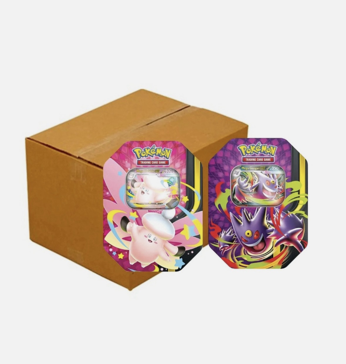 6x Pokemon Mega Moonlit Tins SEALED CASE - Image 2
