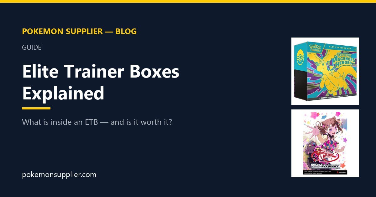 Elite Trainer Box guide